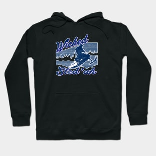 Wicked Sled'ah Graphic Tee Hoodie